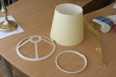 Как сделать красивый абажур для лампы из подручных материалов своими руками
